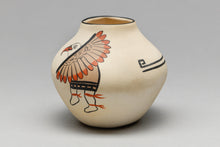 Small Pot with Eagle Dancer, Southwest Pottery