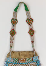 Columbia River Double Sided Beaded Purse c. 1900, Wishram