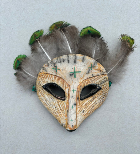 Baby Coyote Mask by Lillian Pitt, Yakama and Warm Springs Nations