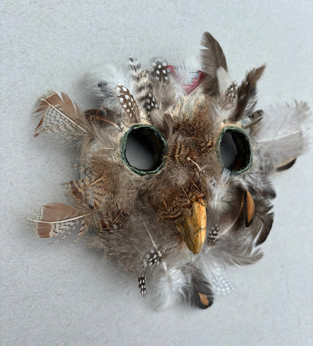 Baby Owl Mask by Lillian Pitt, Yakama and Warm Springs Nations