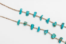 One Strand Turquoise Nugget Necklace, Navajo