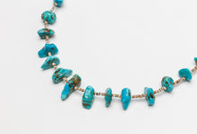 One Strand Turquoise Nugget Necklace, Navajo