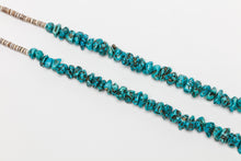 One Strand Kingman Turquoise Nugget Necklace, Navajo