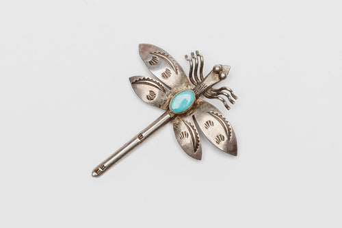 Vintage Dragonfly Pin c. 1960, Navajo