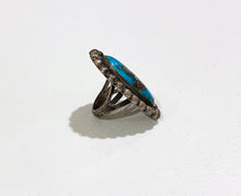 Vintage Navajo Bisbee Turquoise Ring, c. 1970