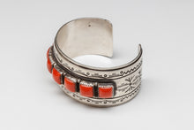 Mediterranean Coral Row Bracelet by Leonard Nez