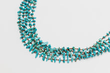 5 Strands Turquoise Nugget Necklace, Navajo