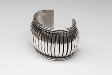 Sterling Silver Cuff Bracelet by Thomas Charlie, Navajo