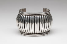 Sterling Silver Cuff Bracelet by Thomas Charlie, Navajo