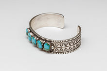 Sonoran Gold Turquoise Row Bracelet by Calvin Martinez