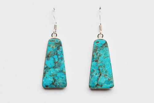 Turquoise Dangle Earrings, Navajo