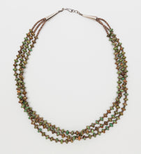 Three Strand Turquoise Nugget Necklace, Kewa (Santo Domingo)