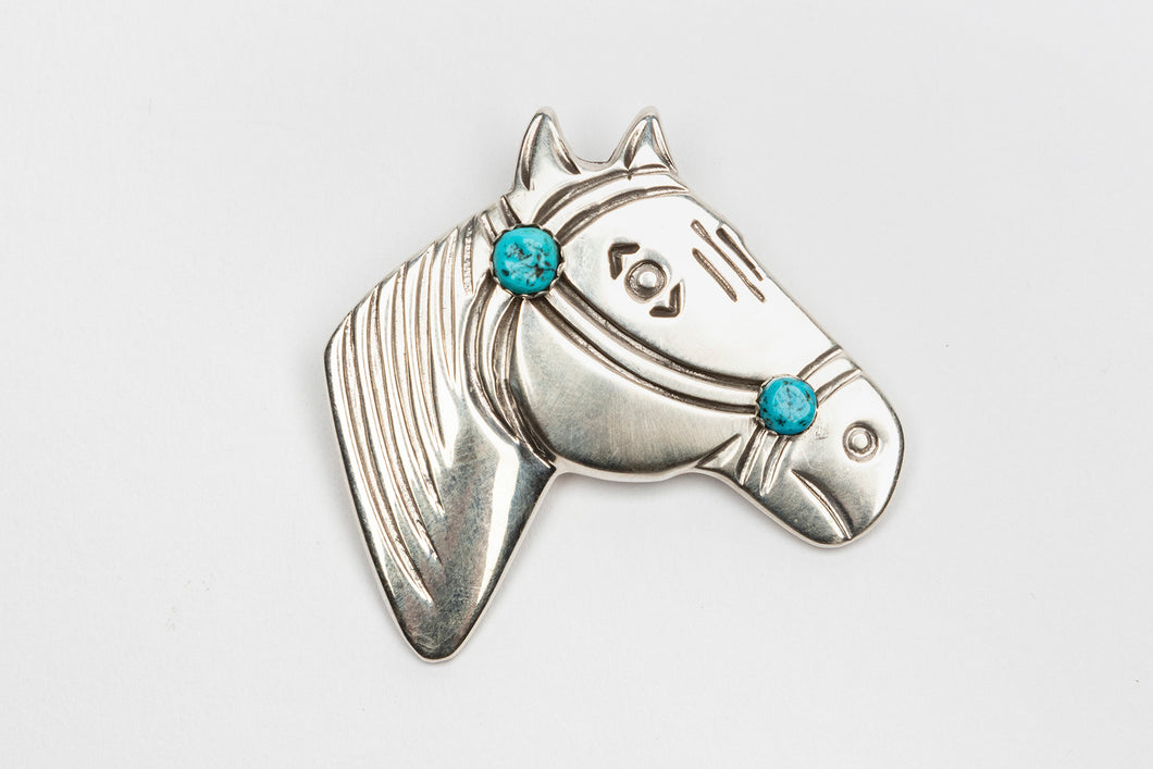 Horse Pin & Pendant, Navajo