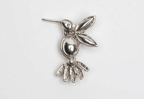 Hummingbird Pin & Pendant, Navajo
