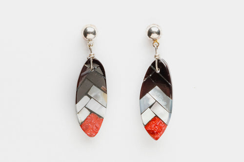 Mosaic Earrings, Santo Domingo Pueblo