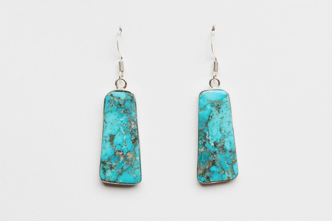 Turquoise Dangle Earrings, Navajo