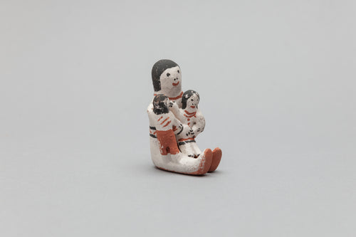 Miniature Storyteller with Two Children by Laurencia Herrera, Cochiti