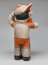 Baseball Player Eating Ice Cream, c. 1980 by Louis Naranjo (1932-1997), Cochiti