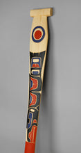 Paddle depicting Killer Whale and Raven by Tim Alfred, Kwakwaka'wakw First Nation