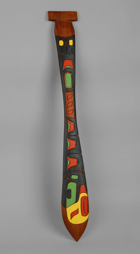 Dance Paddle Depicting Thunderbird by Tim Alfred, Kwakwaka’wakw First Nation