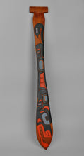 Dance Paddle Depicting Wolf by Tim Alfred, Kwakwaka’wakw Nation