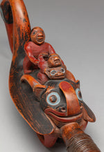 Shamanic Rattle depicting Oyster Catcher by Richard Lavalle