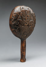 Shamanic Globe Rattle depicting a Wolf by Richard Lavalle