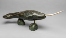 Large Narwhale, c. 1980 Inuit Carving