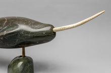 Large Narwhale, c. 1980 Inuit Carving