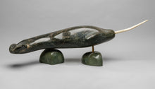 Large Narwhale, c. 1980 Inuit Carving