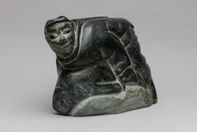 Hunter Struggling with Seal, c. 1970, Inuit Carving