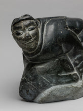 Hunter Struggling with Seal, c. 1970, Inuit Carving