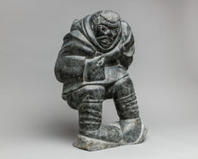 Giant Holding a Seal, c. 1970, Inuit Carving