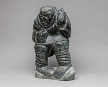 Giant Holding a Seal, c. 1970, Inuit Carving