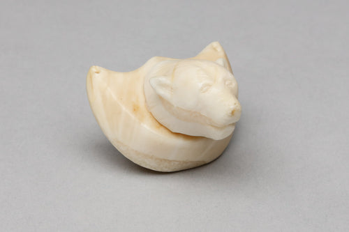 Pendant depicting Polar Bear, Yup'ik