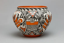 Pottery Bowl with Parrot Design by Roberta Trujillo, Acoma Pueblo