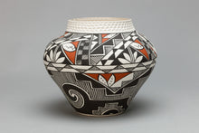 Pottery Bowl with Lizard Design by Velma Vallo, Acoma Pueblo