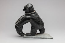 Hunter Preparing the Seal by Juanasie Qinuajua Tuluga, Inuit