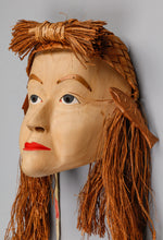 Mask depicting Salmon Woman by Stan Greene, Coast Salish