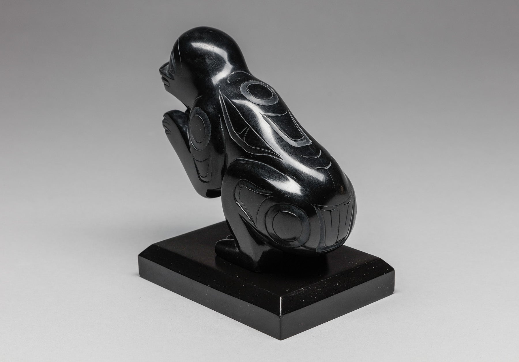 Frog Human Transformation by Greg White Lightbown, Haida First Nation ...