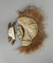 Spirit Mask With Shaman And Walrus by Adolph Shagloak, Point Hope, Alaska