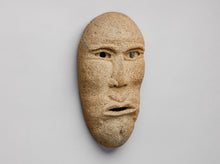 Vintage Whalebone Portrait Mask, Inupiaq Culture