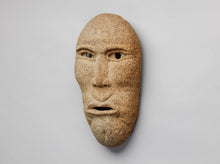 Vintage Whalebone Portrait Mask, Inupiaq Culture