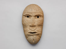 Vintage Whalebone Portrait Mask, Inupiaq Culture