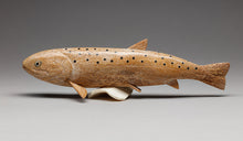 Carving depicting Trout by Aaron Oseuk Sr. (1940-2008), Yup'ik