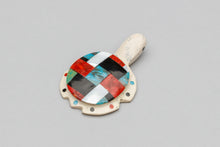 Turtle Fetish with Multi Inlay Shell by Cheryl Beyuka, Zuni