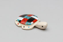 Turtle Fetish with Multi Inlay Shell by Cheryl Beyuka, Zuni