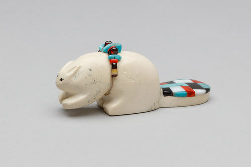 Beaver Fetish by Cheryl Beyuka, Zuni