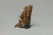 Coyote Fetish with Medicine Bundle by Edwin Begay, Navajo