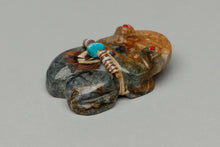 Frog Fetish with Medicine Bundle by Edwin Begay, Navajo
